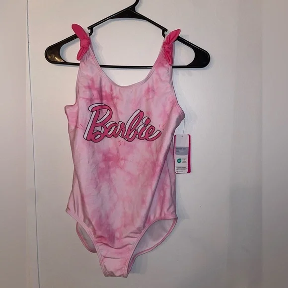 Barbie Girls UPF 50+ One Piece Bathing Suit NWT 14/16